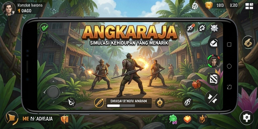 Tampilan gameplay simulasi yang menarik dan interaktif.