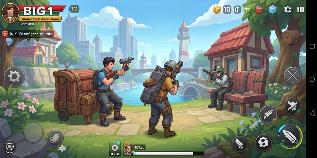 Screenshot <strong>BIG11</strong> menunjukkan pengalaman gameplay yang menyenangkan dan sederhana.
