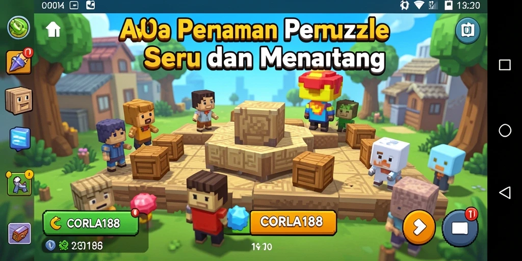 Screenshot utama CORLA188 menampilkan gameplay yang seru dan menantang.