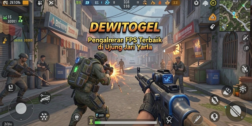 Tangkapan layar DEWITOGEL menampilkan aksi tembak-menembak yang intens.