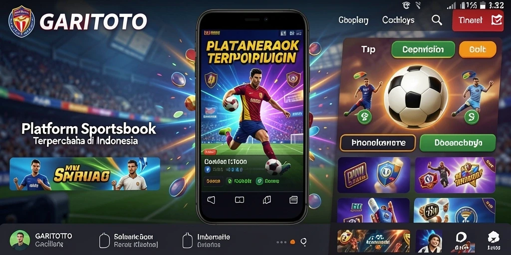 Tampilan gameplay GARITOTO dengan berbagai pilihan taruhan olahraga.