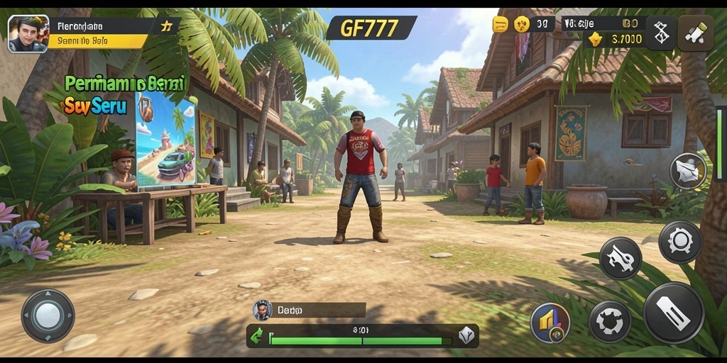 Tampilan gameplay menarik dari GF777 yang menyenangkan.