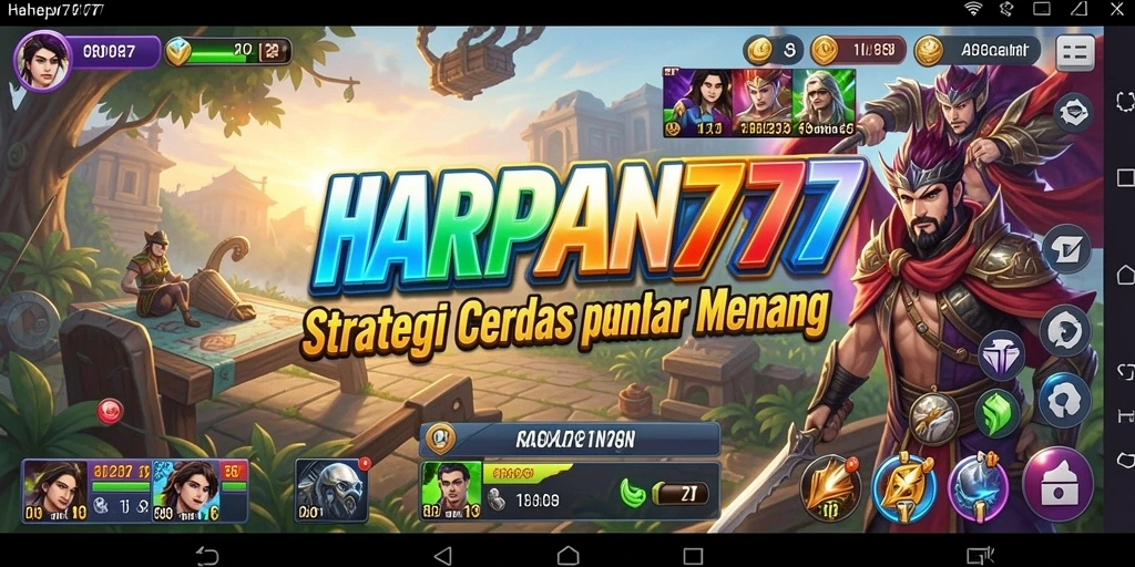 Tampilan gameplay yang seru dari HARAPAN777 di dunia strategi.