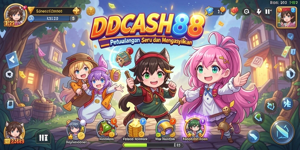 Gameplay menarik dari IDCASH88 dengan karakter anime yang menawan.