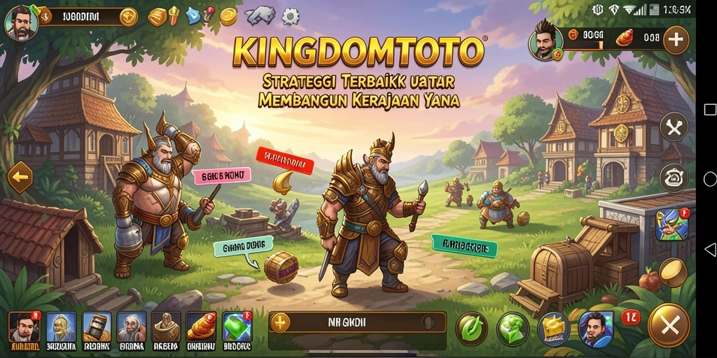 Tampilan gameplay yang intens dan strategis di KINGDOMTOTO.