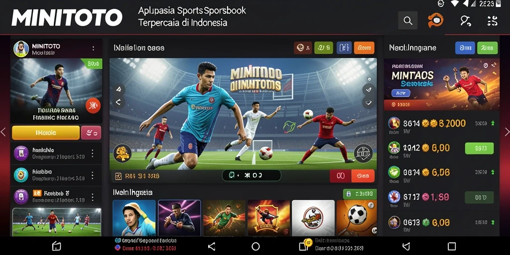 Screenshot MINITOTO menunjukkan tampilan antarmuka taruhan olahraga yang menarik.