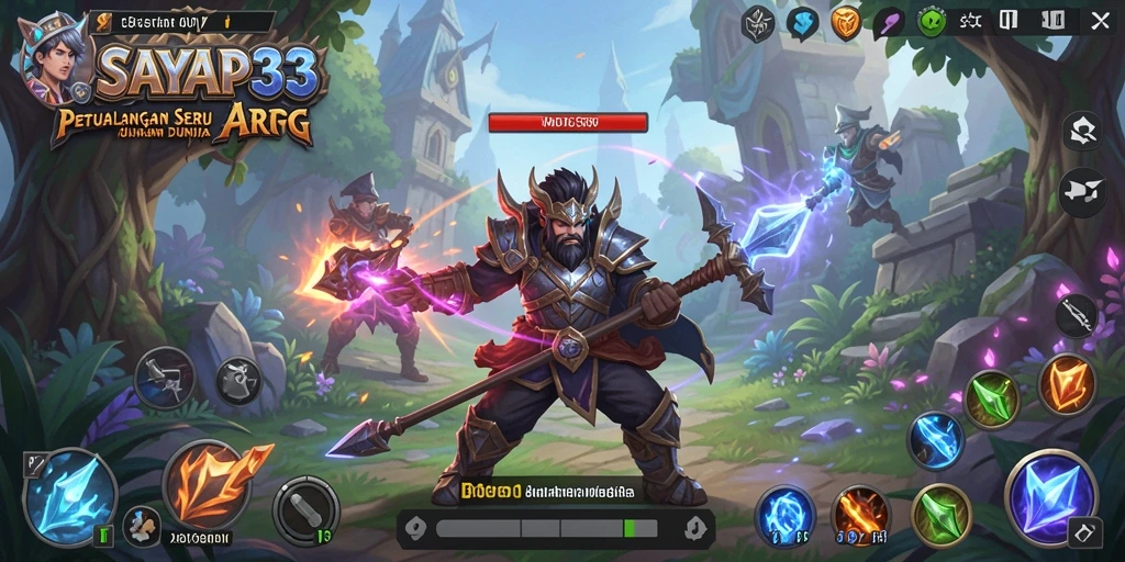Screenshot gameplay SAYAP33 dengan aksi seru di dunia ARPG.