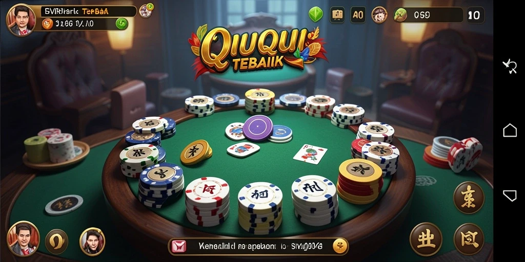 Tampilan gameplay seru SVIP6 dalam permainan QiuQiu.